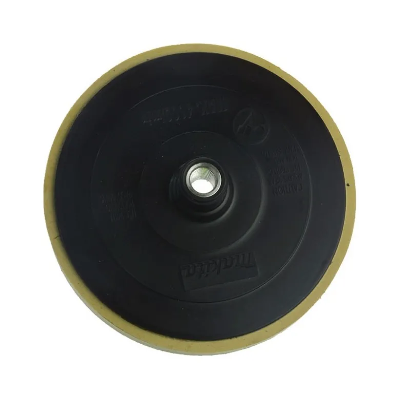 Plateau diamètre 165 mm pour perceuses, meuleuses et polisseuses auto-agrippant pour tampon et peaux de mouton Makita | 743053-3