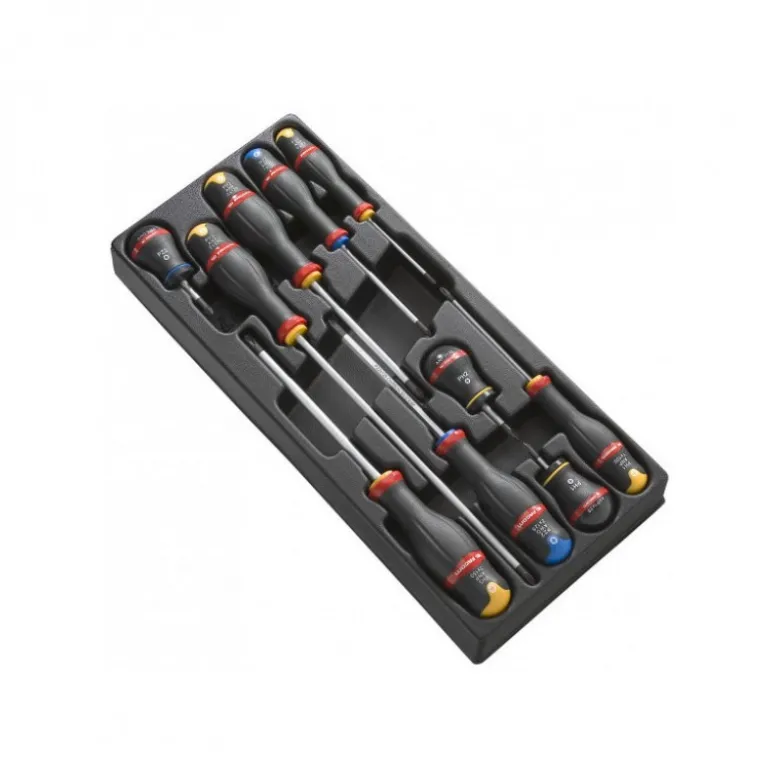 PLATEAU VIDE POUR MOD.A5PB - 10 TOURNEVIS PROTWIST CRUCIFORME - FACOM FRANCE | PL.677