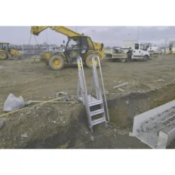 PLATEFORME HAUTEUR REGLABLE ACCESS FOND DE FOUILLE - 4 A 8 MARCHES - Duarib | N111202