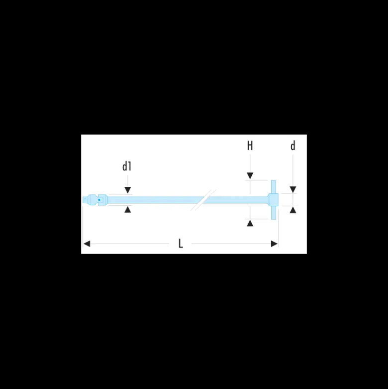 Poignée à cardan 1/2" Facom | S.229A