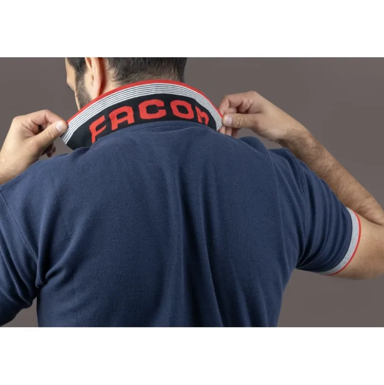 Polo homme manches courtes Bleu - SLIDE- FACOM | FXWW9050E