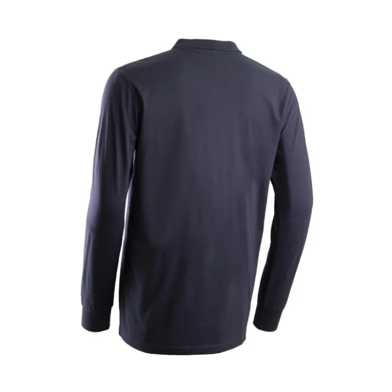 Polo manches longues - LAURITS - 60% Modacrylique/39% Coton/1% Fibre antistatique 180g/m2 UPF 50 - Marine - COVERGUARD | 5LAU120