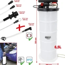 Pompe d'aspiration par vide 6,5 l avec 4 sondes - KSTools | 160.0865