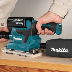 Ponceuse vibrante 18V D93x185mm+BL1850Bx2+DC18RC+MAK - Makita | DBO382RTJ