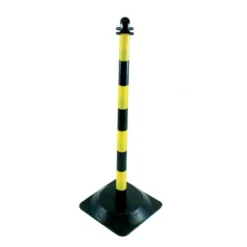 POTEAU DE SUPPORT (H90CM) LEST (2,800KG) JAUNE/NOIR TALIAPLAST | 530302