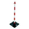 POTEAU DE SUPPORT (H90CM) LEST (2,800KG) ROUGE/BLANC TALIAPLAST | 530301