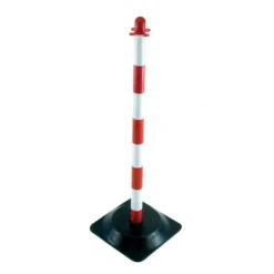 POTEAU DE SUPPORT (H90CM) LEST (2,800KG) ROUGE/BLANC TALIAPLAST | 530301