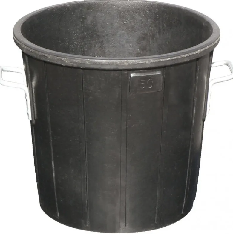 POUBELLE DE CHANTIER 105 LITRES CAOUTCHOUC TALIAPLAST | 330207