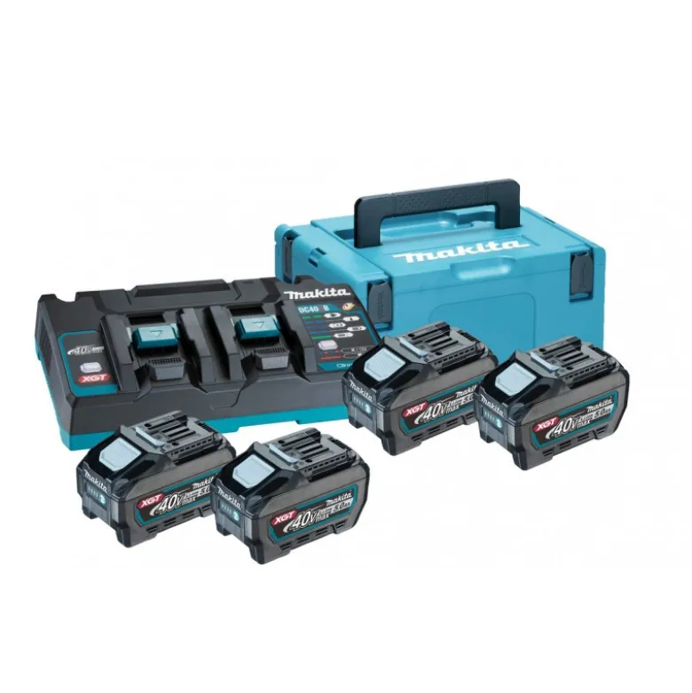PowerPack 4 batteries BL4050F + un chargeur DC40RB 40 V XGT MAKITA | 191U42-2