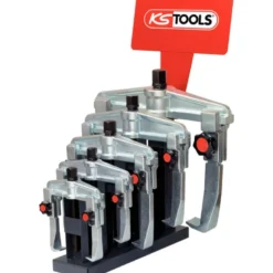 Présentoir d'extracteurs universels à 2 griffes avec blocage - 5 pcs KS Tools | 620.1850