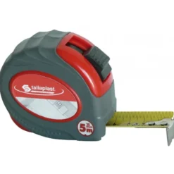 QUINTUPLE METRE BOITIER ROUGE BI-MATIERE 25MM TALIAPLAST | 490702