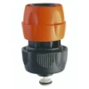 Raccord rapide à encliquer pour tuyau d'eau de diamètre 19 mm avec vanne Stop - Sodise | 18458