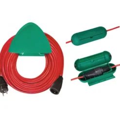Rallonge électrique avec boîtier de protection et support de rangement 20m H05VV - Brennenstuhl | 1167521