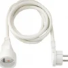 Rallonge électrique avec fiche plate, blanche, 5m H05VV-F 3G1,5 - Brennenstuhl | 1161821025