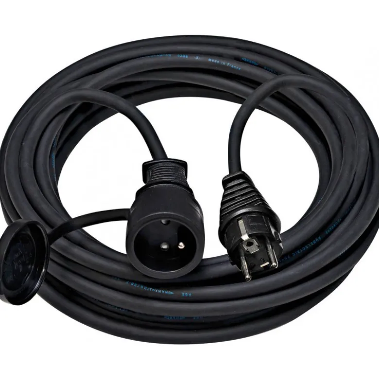 Rallonge électrique 10m H07RN-F 3G2,5, noire - Brennenstuhl | 1169331