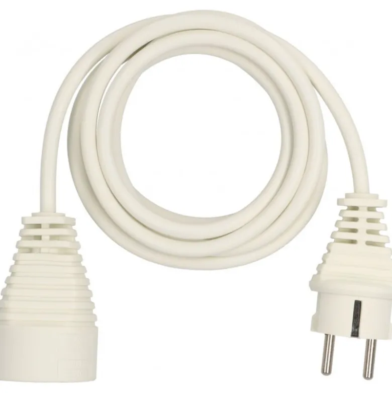 Rallonge électrique 2m H05VV-F 3G1,0, blanche - Brennenstuhl | 1168121
