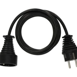 Rallonge électrique 3m H05VV-F 3G1,5 noir - Brennenstuhl | 1165431