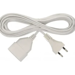 Rallonge électrique 5m H03VVH2-F 2x0,75 blanc - Brennenstuhl | 1161671