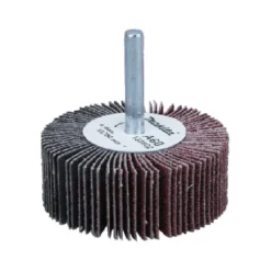 Roue à lamelles abrasives Ø queue 6mm, Grain 80, Ø 25,4mm, Longueur 25,4mm, Vitesse 30000 tr/min Makita | B-36784
