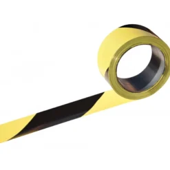 RUBAN "RUBAPLAST" NOIR JAUNE 100MX50MM TALIAPLAST | 540311