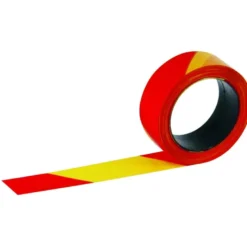 RUBAN "RUBAPLAST" ROUGE JAUNE 100MX50MM TALIAPLAST | 540309