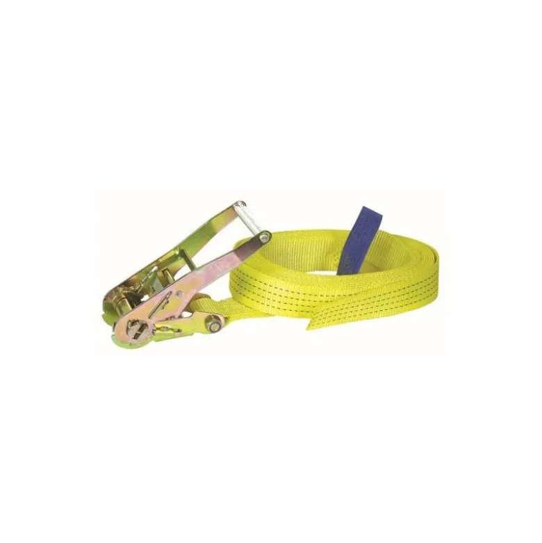 Sangle d'arrimage 50 mm – longueur 7m - 4t avec cliquet - Sodise | 18385