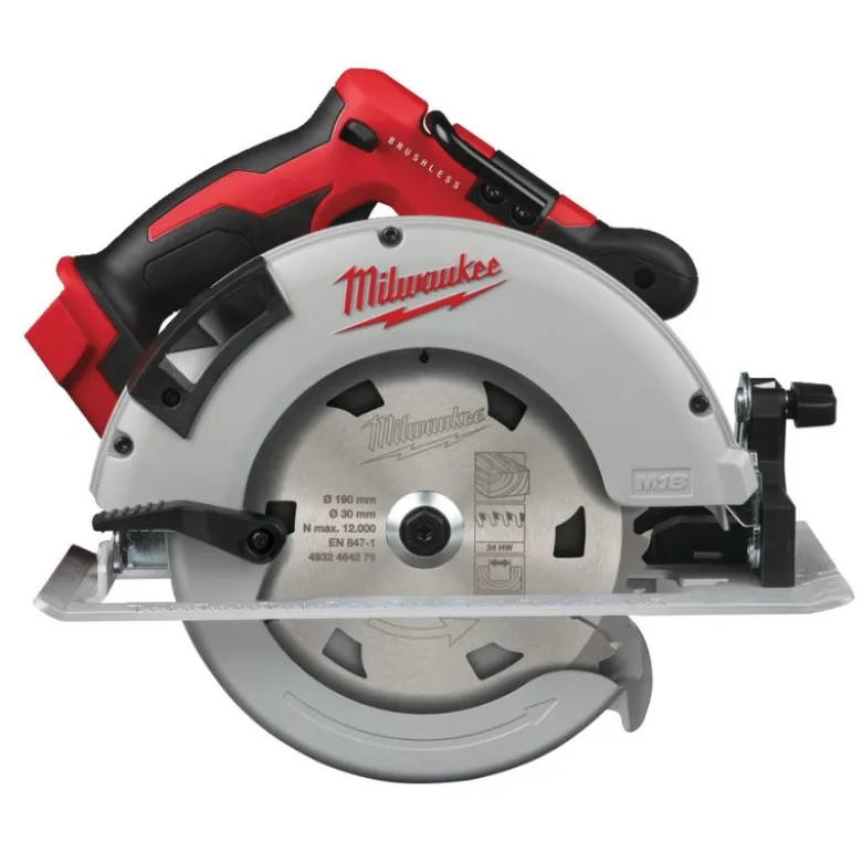 Scie circulaire bois 18 volts brushless M18 BLCS66-0 Milwaukee | 4933464588