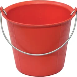SEAU PRO RENFORCE A ERGOTS ROUGE 13 L Anse 6,3mm TALIAPLAST | 310109