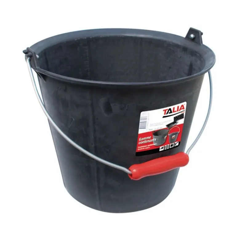 SEAU "TALIAGOM" 13 LITRES Anse 6,3mm TALIAPLAST | 320107