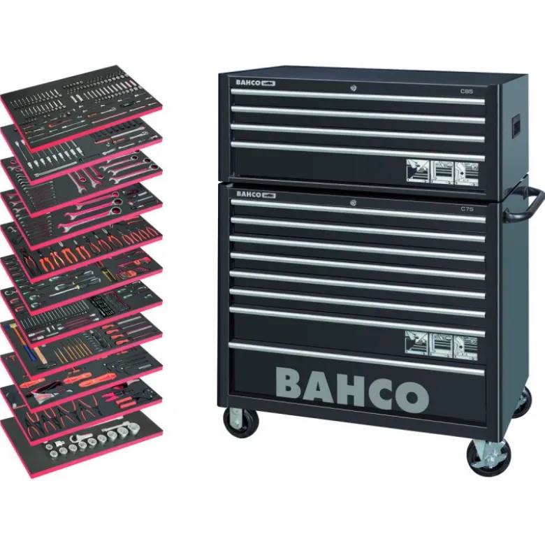 Servante avec 758 outils à usage général - Bahco | MONSTER
