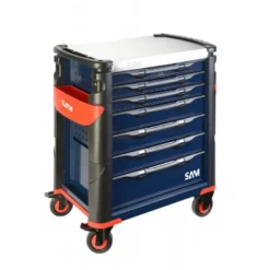 Servante bleue 7 tiroirs SAM | 417HB