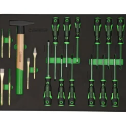 Servante d'atelier COMPETITION avec 7 tiroirs et 119 outils premium - KSTools | 512.3119
