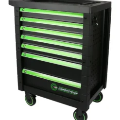 Servante d'atelier COMPETITION avec 7 tiroirs et 119 outils premium - KSTools | 512.3119