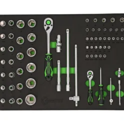 Servante d'atelier COMPETITION avec 7 tiroirs et 119 outils premium - KSTools | 512.3119