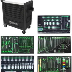 Servante d'atelier COMPETITION avec 8 tiroirs et 434 outils premium - KSTools | 512.5434