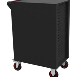 Servante d'atelier ECOline NOIR/ROUGE 7 tiroirs, vide - KSTools | 897.0007