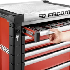 Servante d'atelier FACOM JET 6 tiroirs 3 modules par tiroir rouge - FACOM FRANCE | JET.6M3APF