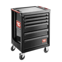 Servante d'atelier FACOM ROLL 6 tiroirs 3 modules par tiroir noire - FACOM FRANCE | ROLL.6NM3APF