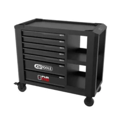 Servante d'atelier One by One 7 tiroirs avec étagères KS Tools | 823.0017F