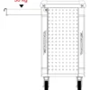 Servante d'atelier RACINGline NOIR/ROUGE 7 tiroirs equipée de 598 outils - KSTools | 826.7598
