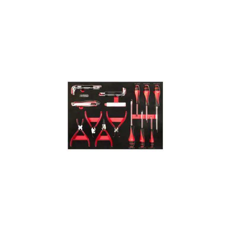 Servante d'atelier 6 tiroirs fabriquée en France équipée de 364 outils - KSTools | 824.6364F