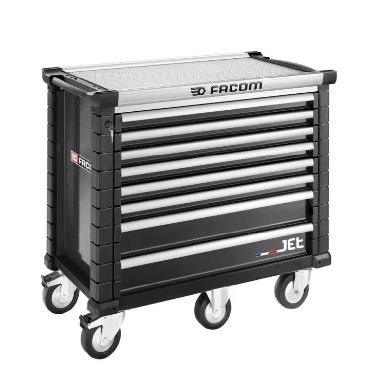 SERVANTE JETM5 8 TIROIRS NOIR - FACOM FRANCE | JET.8NM5APF