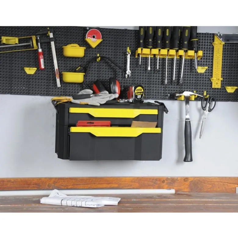 SERVANTE MODULO 3 EN 1 AVEC BOITE TOUCHLATCH A TIROIR Stanley 1-79-206