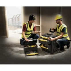 SERVANTE MODULO 3 EN 1 AVEC BOITE TOUCHLATCH A TIROIR Stanley 1-79-206