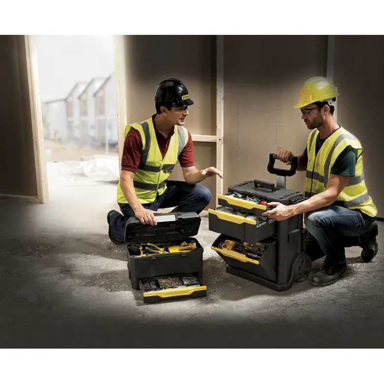 SERVANTE MODULO 3 EN 1 AVEC BOITE TOUCHLATCH A TIROIR Stanley 1-79-206