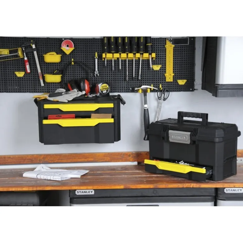 SERVANTE MODULO 3 EN 1 AVEC BOITE TOUCHLATCH A TIROIR Stanley 1-79-206
