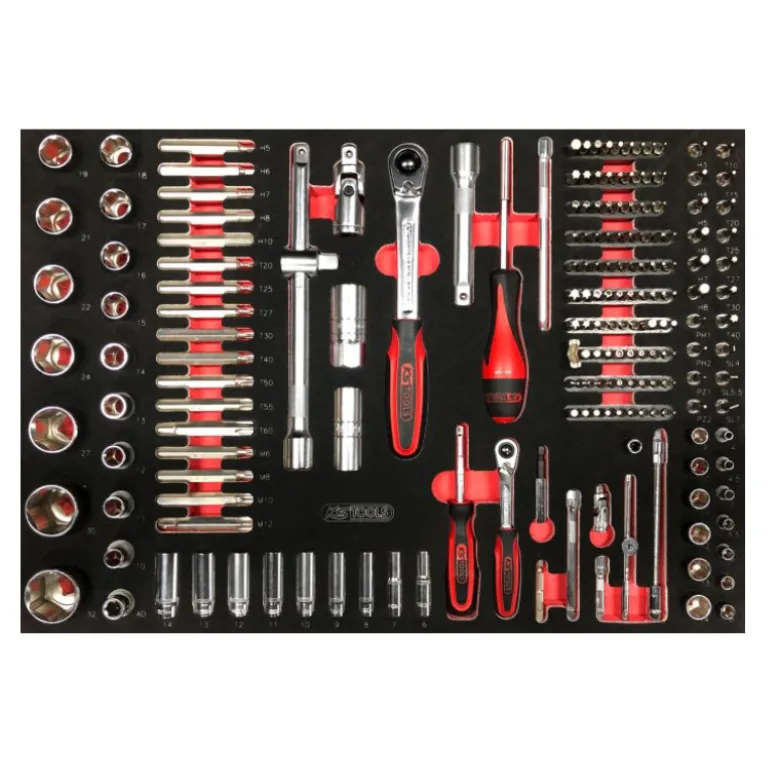 Servante One by One 7 tiroirs avec étagères + composition d'outils générale, 264 pièces| 823.7134F