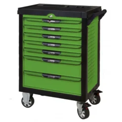 Servante PEARLLine verte, 7 tiroirs - KS Tools | 817.0007