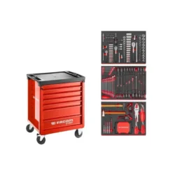 SERVANTE START M3 + COMPO OUTILLAGE 261 PIECES EN MODULES MOUSSES - FACOM | START.M3ACM2