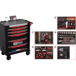 Servante 6 tir France, 298 pcs - KSTools | 824.6298F